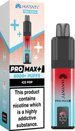 bulk wholesale Hayati Pro Max+ 6000 Puffs Vape Kit Box of 5 - Ice Pop
