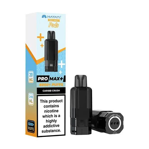 bulk wholesale Hayati Pro Max Plus 6000 Prefilled Pods Box of 5 - Caribb Crush
