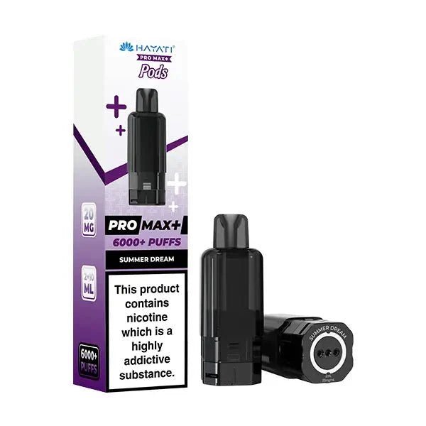 bulk wholesale Hayati Pro Max Plus 6000 Prefilled Pods Box of 5 - Summer Dream