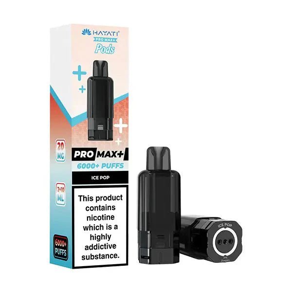 bulk wholesale Hayati Pro Max Plus 6000 Prefilled Pods Box of 5 - Ice Pop