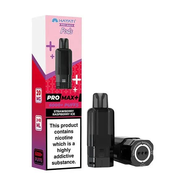 bulk wholesale Hayati Pro Max Plus 6000 Prefilled Pods Box of 5 - Strawberry Raspberry Ice
