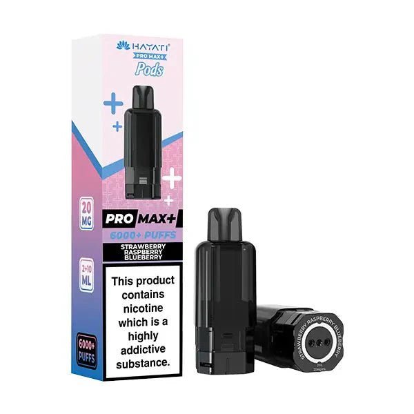bulk wholesale Hayati Pro Max Plus 6000 Prefilled Pods Box of 5 - Strawberry Raspberry Blueberry
