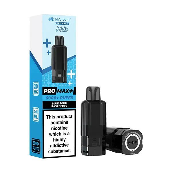 bulk wholesale Hayati Pro Max Plus 6000 Prefilled Pods Box of 5 - Blue Razz GB