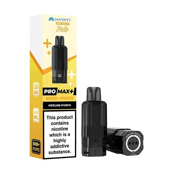 bulk wholesale Hayati Pro Max Plus 6000 Prefilled Pods Box of 5 - Pipeline Punch