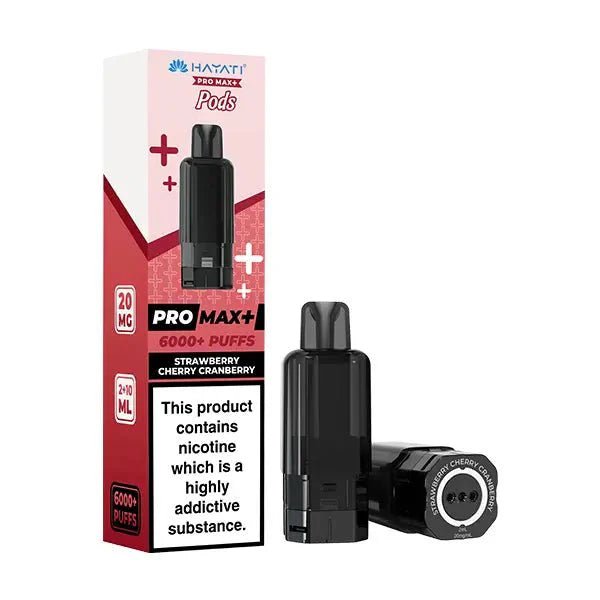 bulk wholesale Hayati Pro Max Plus 6000 Prefilled Pods Box of 5 - Strawberry Cherry Cranberry