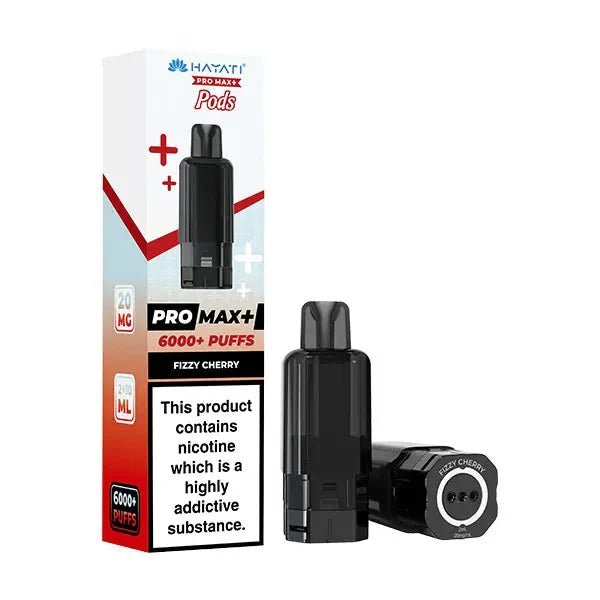 bulk wholesale Hayati Pro Max Plus 6000 Prefilled Pods Box of 5 - Fizzy Cherry