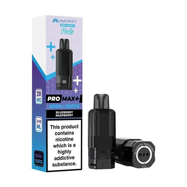 bulk wholesale Hayati Pro Max Plus 6000 Prefilled Pods Box of 5 - Blueberry Raspberry