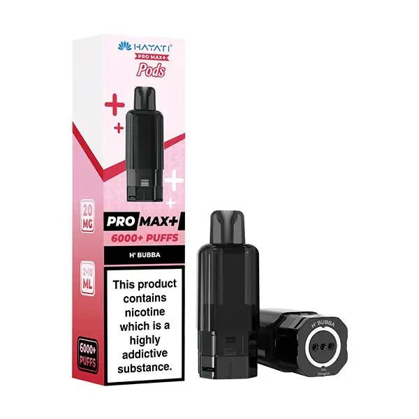 bulk wholesale Hayati Pro Max Plus 6000 Prefilled Pods Box of 5 - Hubba Bubba