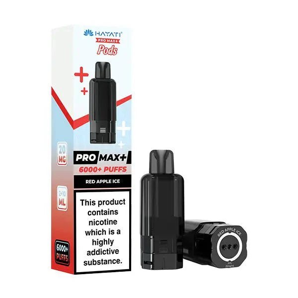 bulk wholesale Hayati Pro Max Plus 6000 Prefilled Pods Box of 5 - Red Apple Ice