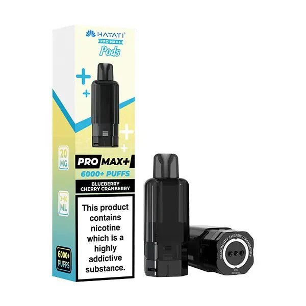 bulk wholesale Hayati Pro Max Plus 6000 Prefilled Pods Box of 5 - Blueberry Cherry Cranberry