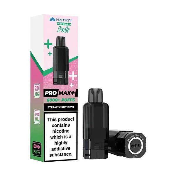 bulk wholesale Hayati Pro Max Plus 6000 Prefilled Pods Box of 5 - Strawberry Kiwi