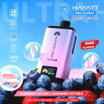 bulk wholesale Hayati Pro Ultra Plus 25000 Starter Vape Kit Box of 5 - Blackcurrant Cotton K / Blue Raspberry