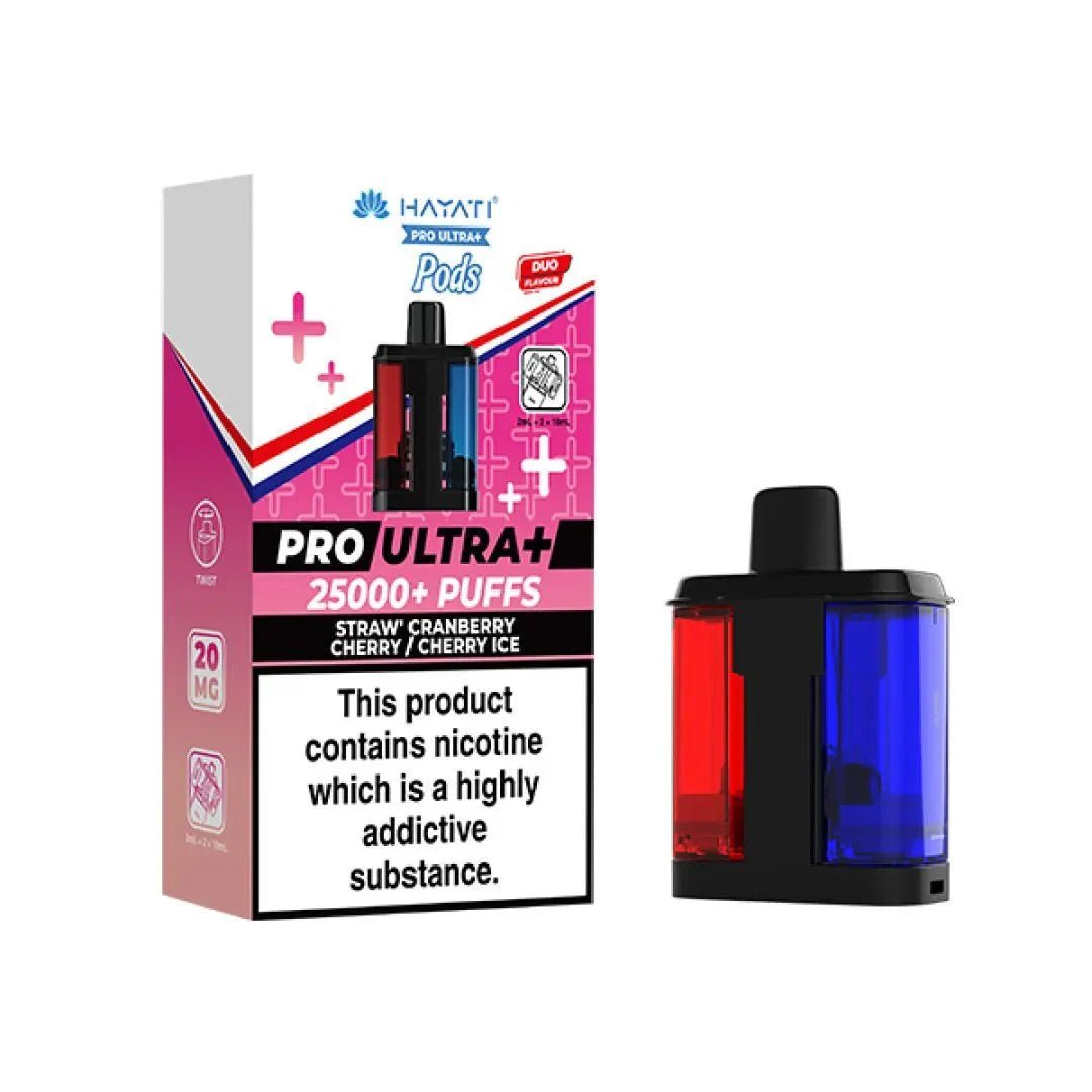 bulk wholesale Hayati Pro Ultra Plus 25k Prefilled Pods Box of 5 - Straw Grapefruit / Straw Dragonfruit