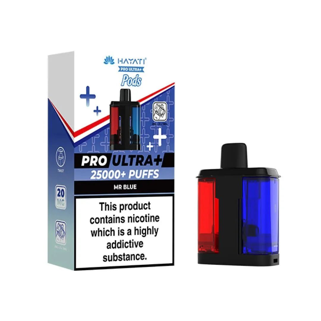 bulk wholesale Hayati Pro Ultra Plus 25k Prefilled Pods Box of 5 - Straw Cranberry Cherry / Cherry Ice