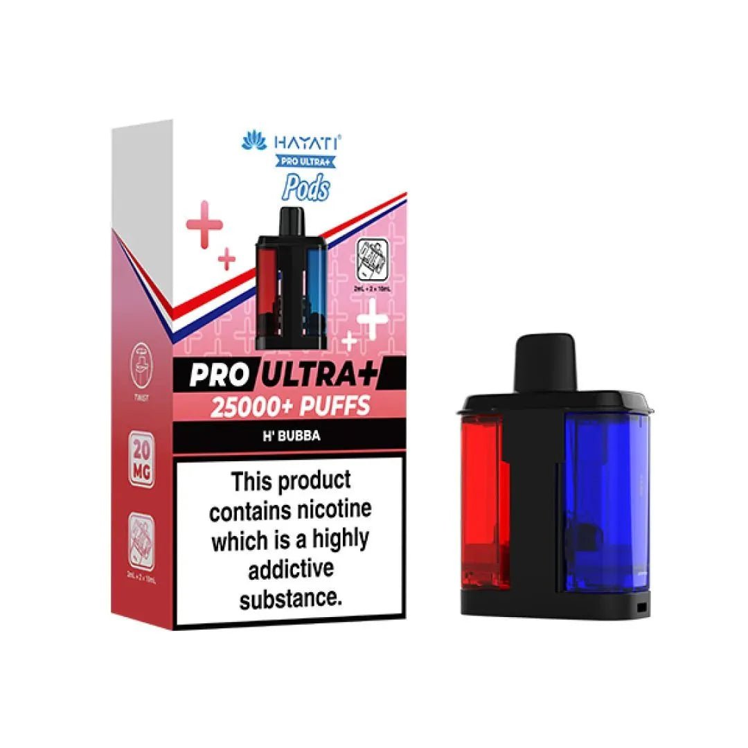 bulk wholesale Hayati Pro Ultra Plus 25k Prefilled Pods Box of 5 - H' Bubba