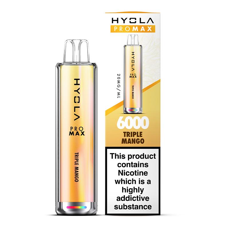 Hyola Pro Max 6000 Disposable Vape Box of 10 - Mcr Vape Distro