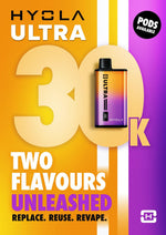 bulk wholesale Hyola Ultra 30k Prefilled Pod Vape Kit Box of 5 - Yellow Edition