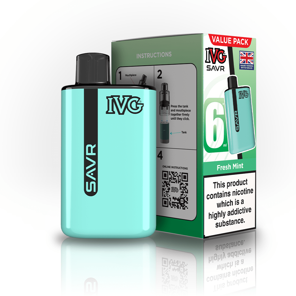 IVG SAVR 3000 Disposable Vape Box of 5 - Mcr Vape Distro