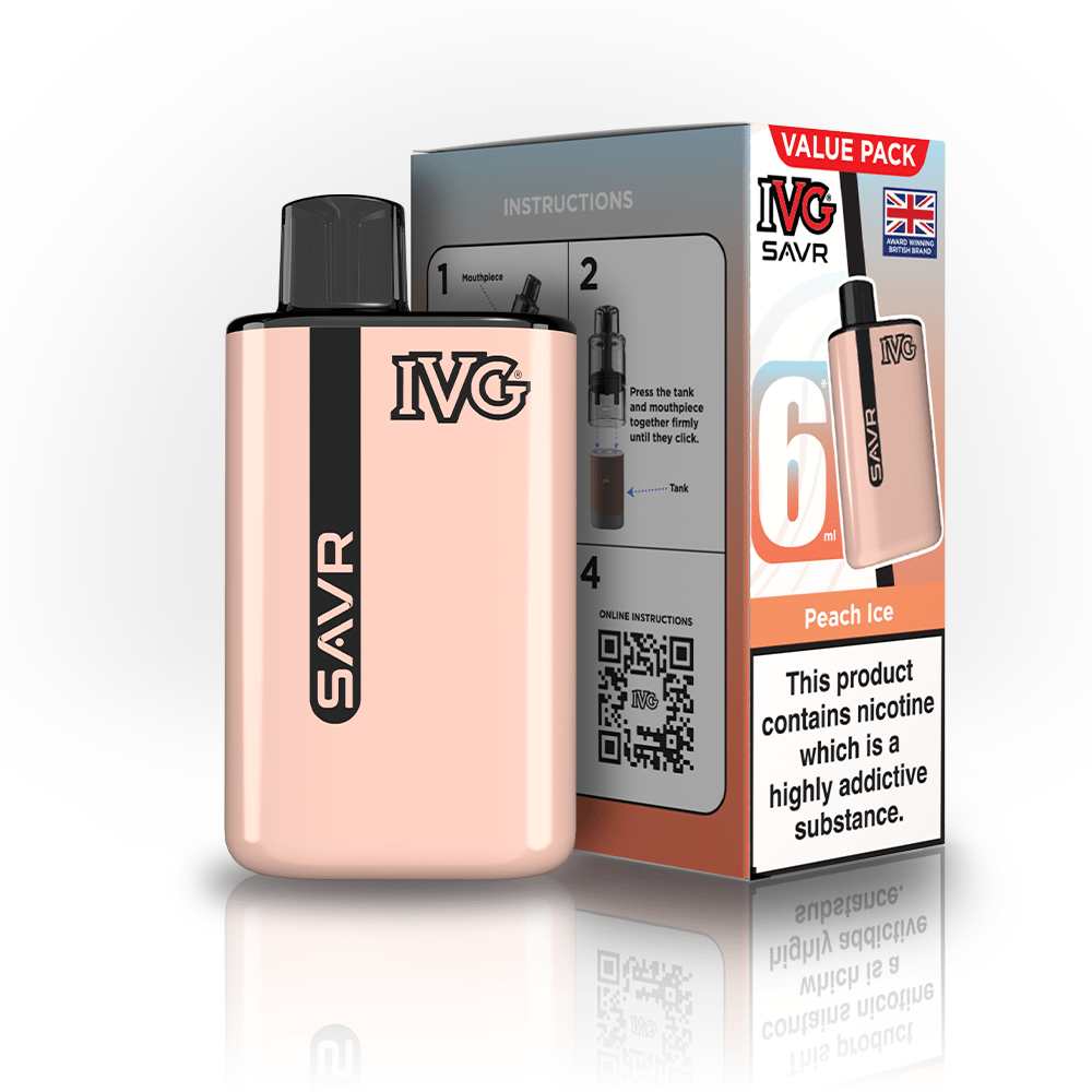 IVG SAVR 3000 Disposable Vape Box of 5 - Mcr Vape Distro