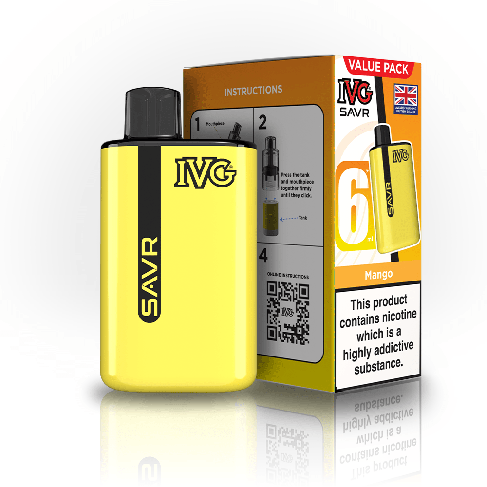 IVG SAVR 3000 Disposable Vape Box of 5 - Mcr Vape Distro