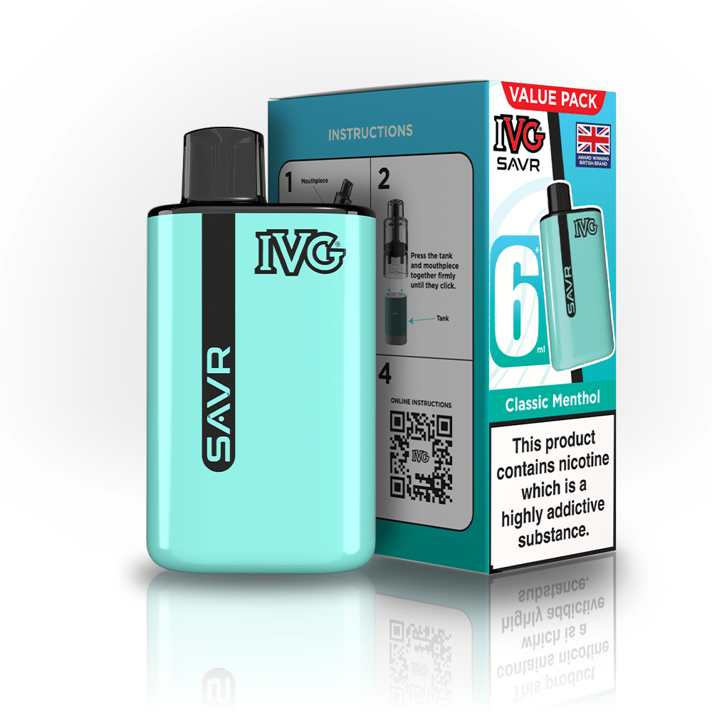 IVG SAVR 3000 Disposable Vape Box of 5 - Mcr Vape Distro