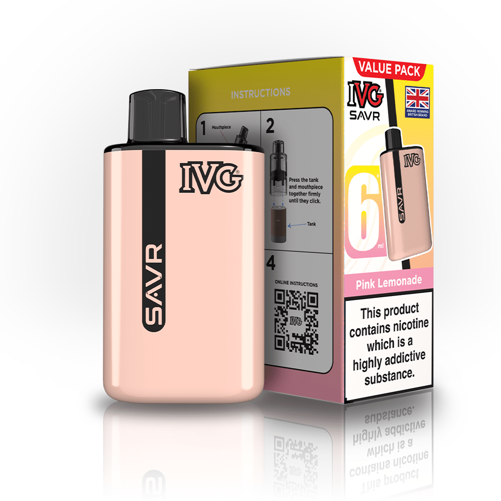 IVG SAVR 3000 Disposable Vape Box of 5 - Mcr Vape Distro