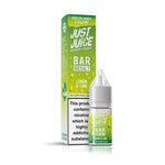 bulk wholesale Just Juice Bar Nic Salt 10ml E - Liquid Box of 10 - Lemon & Lime
