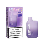 bulk wholesale Lost Mary BM600 Prefilled Pod Vape Kit Box of 10 - Grape