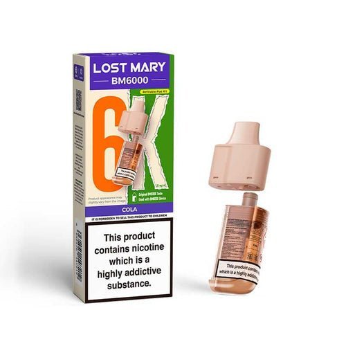 Lost Mary BM6000 Prefilled Pods Box of 5 - Mcr Vape Distro
