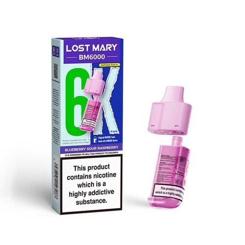 Lost Mary BM6000 Prefilled Pods Box of 5 - Mcr Vape Distro