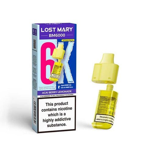 Lost Mary BM6000 Prefilled Pods Box of 5 - Mcr Vape Distro
