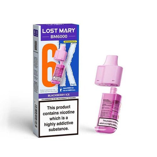 Lost Mary BM6000 Prefilled Pods Box of 5 - Mcr Vape Distro