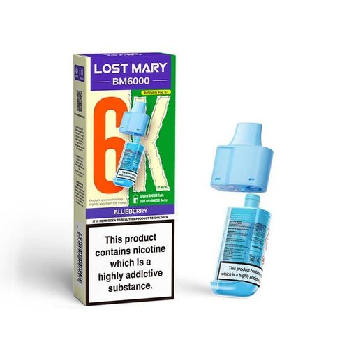Lost Mary BM6000 Prefilled Pods Box of 5 - Mcr Vape Distro