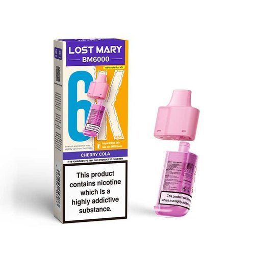 Lost Mary BM6000 Prefilled Pods Box of 5 - Mcr Vape Distro