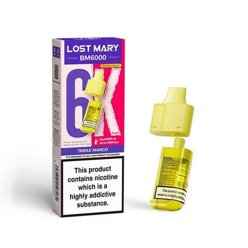 Lost Mary BM6000 Prefilled Pods Box of 5 - Mcr Vape Distro