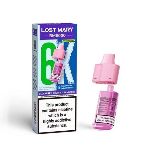 Lost Mary BM6000 Prefilled Pods Box of 5 - Mcr Vape Distro