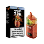 bulk wholesale MAXGO 33k Puffs Vape Kit Box of 5 - Blueberry Splash / Blueberry Sour Raspberry