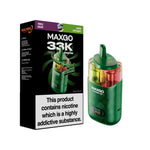 bulk wholesale MAXGO 33k Puffs Vape Kit Box of 5 - Triple Grape / Lemon Lime Grape