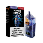 bulk wholesale MAXGO 33k Puffs Vape Kit Box of 5 - Grape Bubble Gum / Pomegranate Sour Gummy