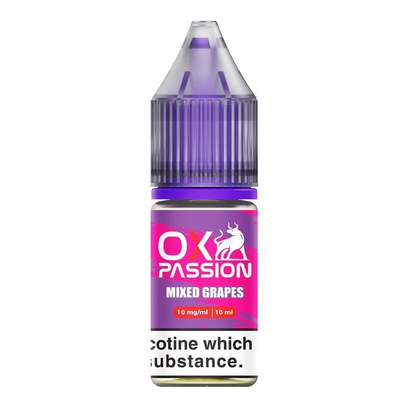 bulk wholesale Oxva OX Passion Nic Salt 10ml E - liquids - Box of 10 - Mixed Grape