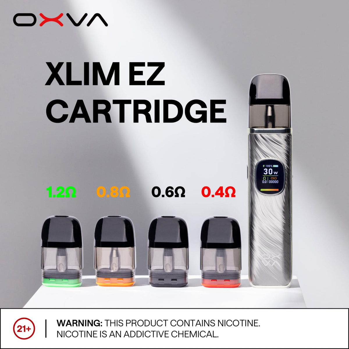 Oxva Xlim EZ Cartridges Pods Pack of 3 - Mcr Vape Distro