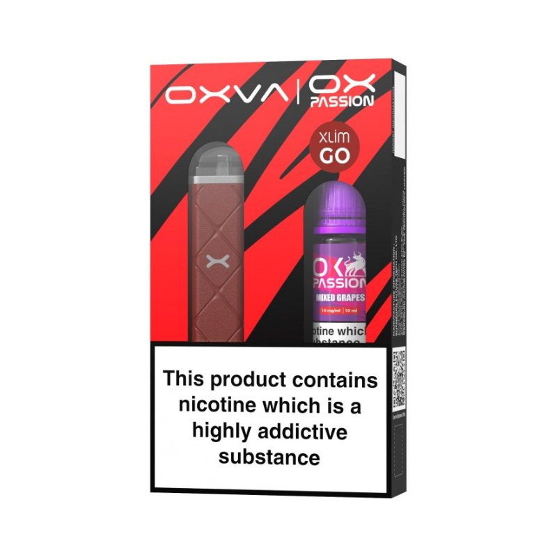 Oxva Xlim Go / Free Ox Passion Salt Pod Kit - Mcr Vape Distro