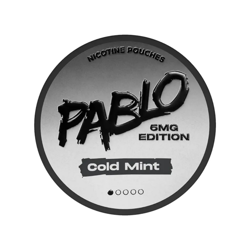 Pablo Nicotine Pouches 6mg - Box of 10 - Cold Mint
