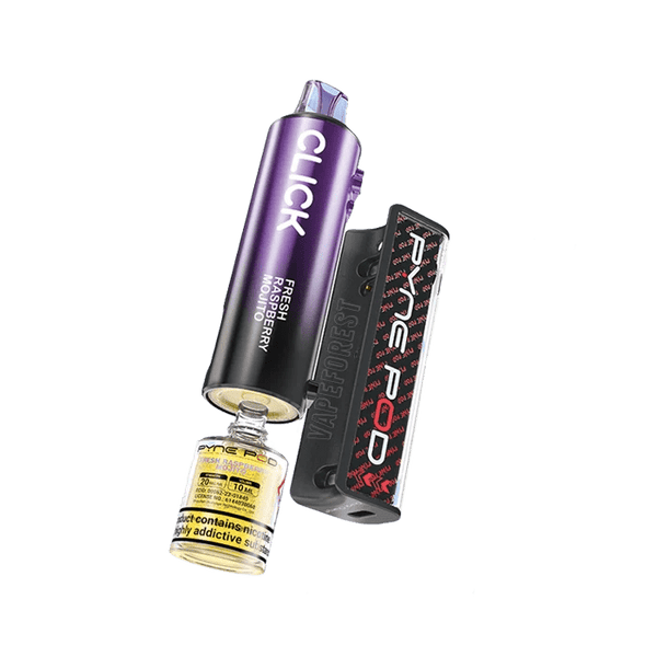 Pyne Pod Click 10k Replacement Pods Box of 5 - Mcr Vape Distro