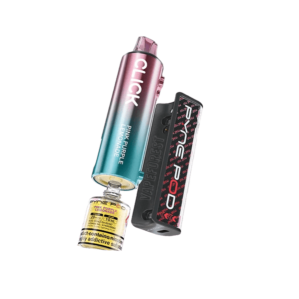 Pyne Pod Click 10k Replacement Pods Box of 5 - Mcr Vape Distro