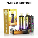 bulk wholesale Pyne Pod Click 50k Prefilled Pod Vape Kit Box of 5 - Mango Edition
