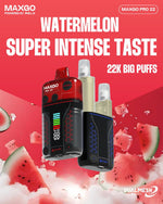 bulk wholesale RELX Maxgo Pro 22k Disposable Vape Box of 5 - Watermelon