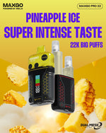 bulk wholesale RELX Maxgo Pro 22k Disposable Vape Box of 5 - Pineapple Ice