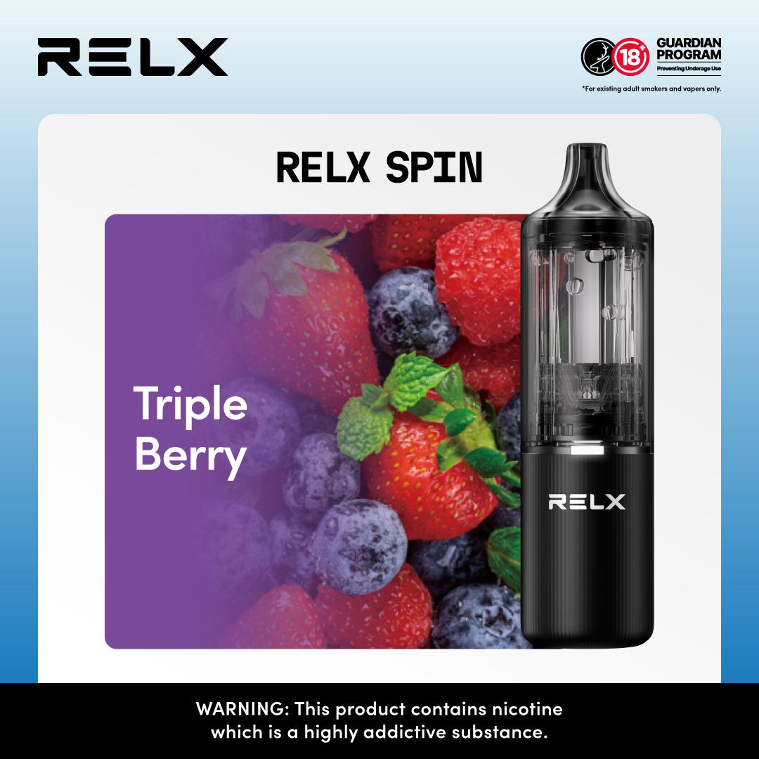 Relx Spin 4000 Puffs Disposable Vape Pod Kit - Mcr Vape Distro