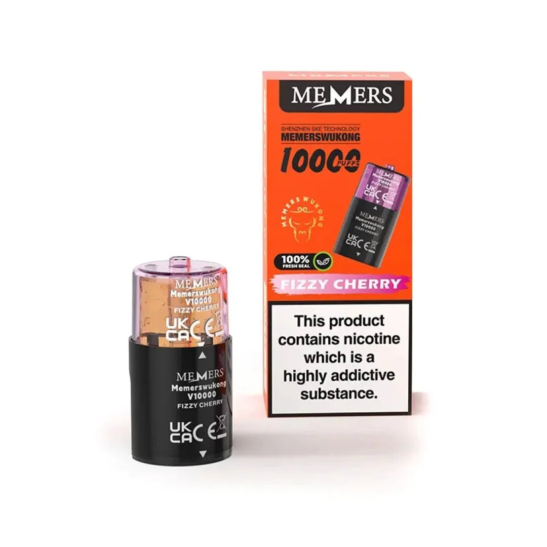 bulk wholesale Ske Memers Wukong V10000 Prefilled Pods Box of 5 - Fizzy Cherry